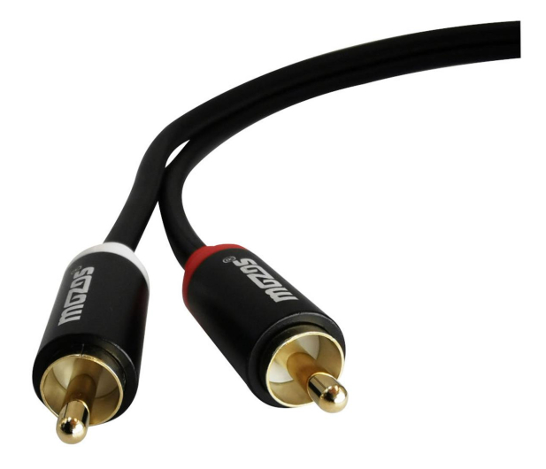 Mozos Przewód kabel 2x RCA - 2x RCA chinch 1M - 1239306 - zdjęcie 2